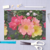 Rose Rose Wildgelbes Muster Blume Seidenpapier (Handwerk)