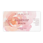 Rose Rosehip Serum Labels (Vorne)