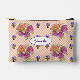 Rose Rosen Blume floral Shabby Wasserfarbe Mädchen Zubehörtasche