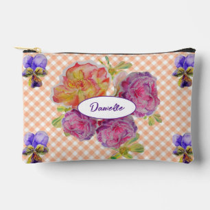 Rose Rosen Blume floral Shabby Wasserfarbe Mädchen Zubehörtasche