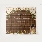 Rose Rosenholz Brautparty Hintergrund Wandteppich (Vorderseite (Horizontal))