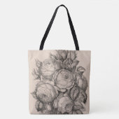 Rose & Rosenknospe 02 Tasche (Vorderseite)