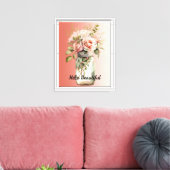 Rose Roses Leinwanddruck (Insitu (Wohnzimmer))