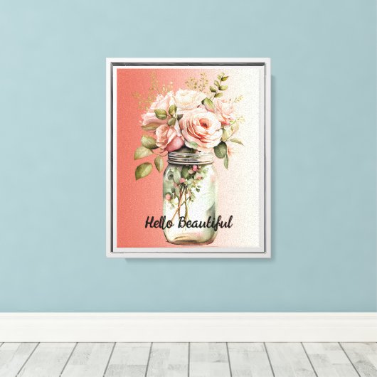 Rose Roses Leinwanddruck (Insitu (Holzboden))