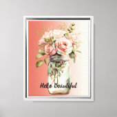Rose Roses Leinwanddruck (Vorderseite)