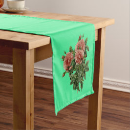 Rose Roses Rosen bouquet – Rosenbouquet Kurzer Tischläufer