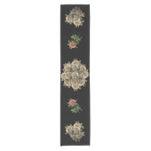 Rose Roses Rosen bouquet – Rosenbouquet Kurzer Tischläufer (Vorderseite)