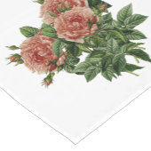 Rose Roses Rosen bouquet – Rosenbouquet Kurzer Tischläufer (Ecke)