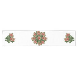 Rose Roses Rosen bouquet – Rosenbouquet Kurzer Tischläufer