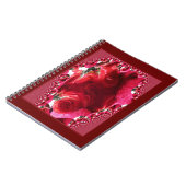 Rose Rosey Notebook Notizblock (Linke Seite)