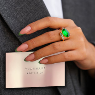 Rose Rost Frühling Abstrakte Mindestseidenmetalle Visitenkarte