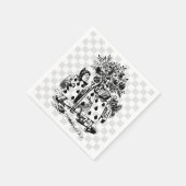 Rose rot 1 serviette (Ecke)