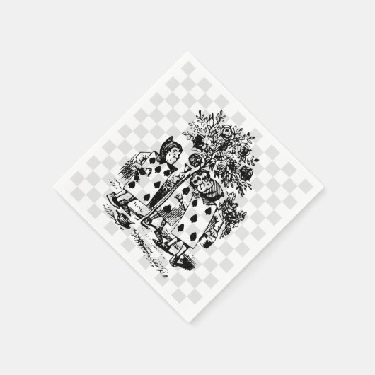 Rose rot 1 serviette (Ecke)