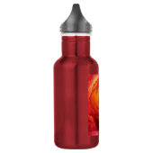 Rose Rot-Gelb-Bicolor Edelstahlflasche (Links)