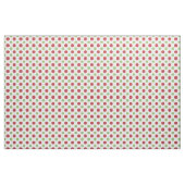 Rose Rot-Grün-Polka-Dots-Stoff Stoff (Fat Quarter (45,7 x 55,9 cm))