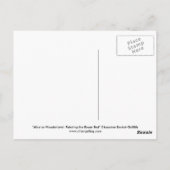 "Rose rot malen" Postkarte (Rückseite)