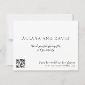 Rose rot Rosen danke Karte, Hochzeit danke Einladung (Rückseite)