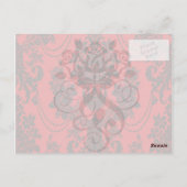 Rose rot und schwarz.ai postkarte (Rückseite)
