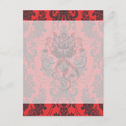Rose rot und schwarz.ai postkarte (Vorderseite)