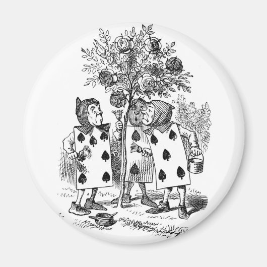 Rose rot zeichnen magnet (Vorne)