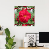Rose Rote Blume Poster (Heimbüro)