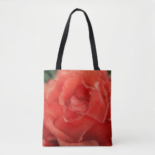 Rose Rote Koralle Blume Blumenblättern Kunst, Dich Tasche