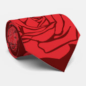 Rose Rote Krawatte (Gerollt)