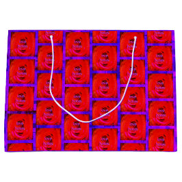 Rose Rote Liebe Große Geschenktüte