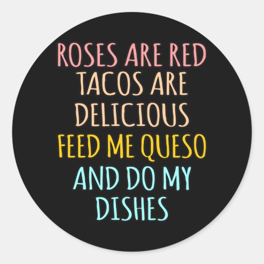 Rose Roter Valentine Romantischer Valentinstag Cou Runder Aufkleber (Vorderseite)