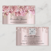 Rose Royal Tropfens Rose Logo Event Plane Visitenkarte (Vorne/Hinten)