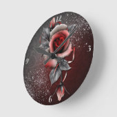 *Rose - Runde (mittlere) Uhr (Winkel)