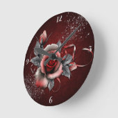 Rose - Runde Uhr (Winkel)