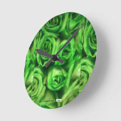 Rose Runde Wanduhr (Winkel)