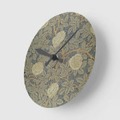 "Rose" Runde Wanduhr (Winkel)