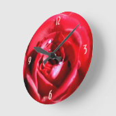 Rose Runde Wanduhr (Winkel)