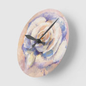 Rose Runde Wanduhr (Winkel)