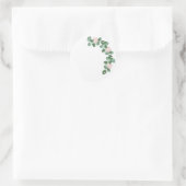 Rose Runder Aufkleber (Tasche)