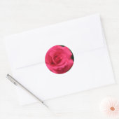 Rose Runder Aufkleber (Umschlag)