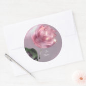 Rose Runder Aufkleber (Umschlag)