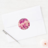 Rose Runder Aufkleber (Umschlag)