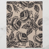 Rose | Rustikale DIY-Umschläge Liner Flyer (Vorne)