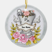 Rose RX Mortar Pestle Keramik Ornament (Vorne)