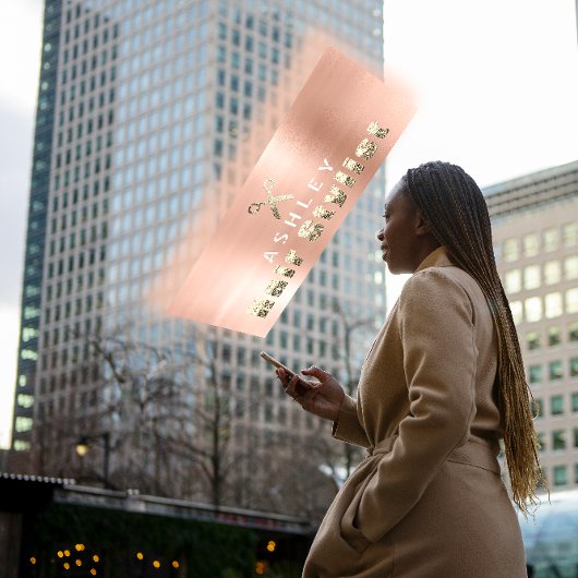 Rose Salon Hochzeitsfeier Visitenkarte