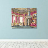 Rose Satin Zeichn Room (zweite Ansicht) Carlton Ho Leinwanddruck (Insitu (Holzboden))