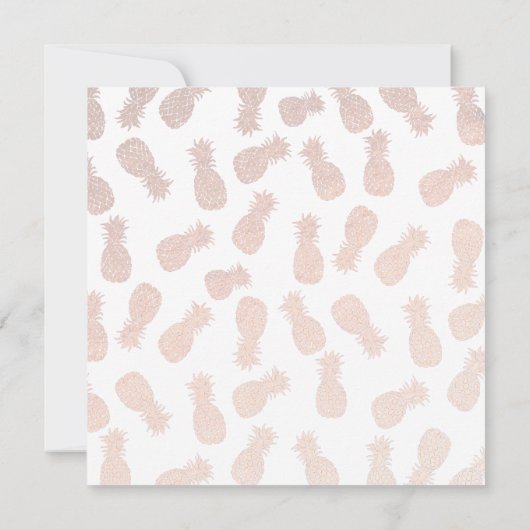 Rose | SAVE THE DATE Ankündigung (Rückseite)