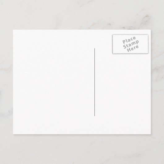 Rose Save the Date Postkarte (Rückseite)