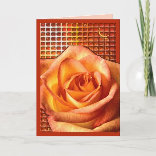 Rose Scent Karte (Vorderseite)