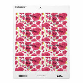 Rose Scent Soap Business Art Label (Vorne)