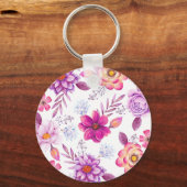 Rose Schlüsselanhänger (Vorderseite)