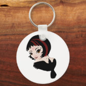 Rose Schlüsselanhänger (Vorderseite)